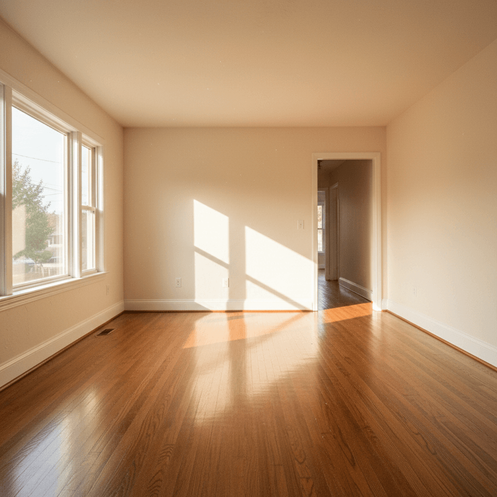 Empty clean residential space ready for move-in